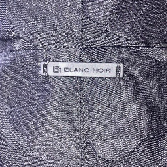 Blanc Noir Black On Black Jacquard Anorak Hooded Jacket - Picture 10 of 10